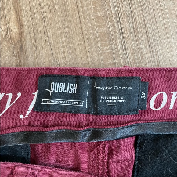 Men’s Publish burnt red joggers 32/32 - barely worn as they were too short - Picture 6 of 8
